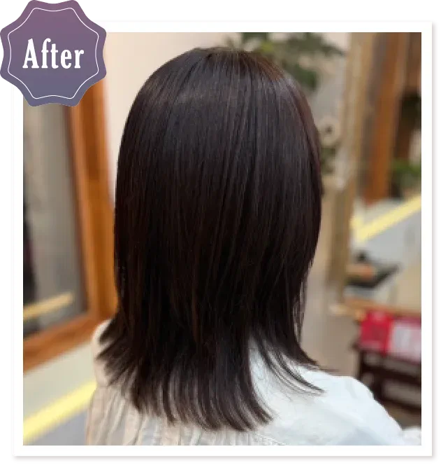 艶感と透明感のあるカラー