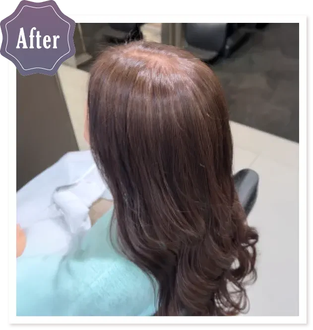 明るさ×透明感 おしゃれ白髪染め